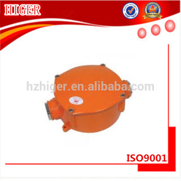 die casting aluminum circle cable box with holes